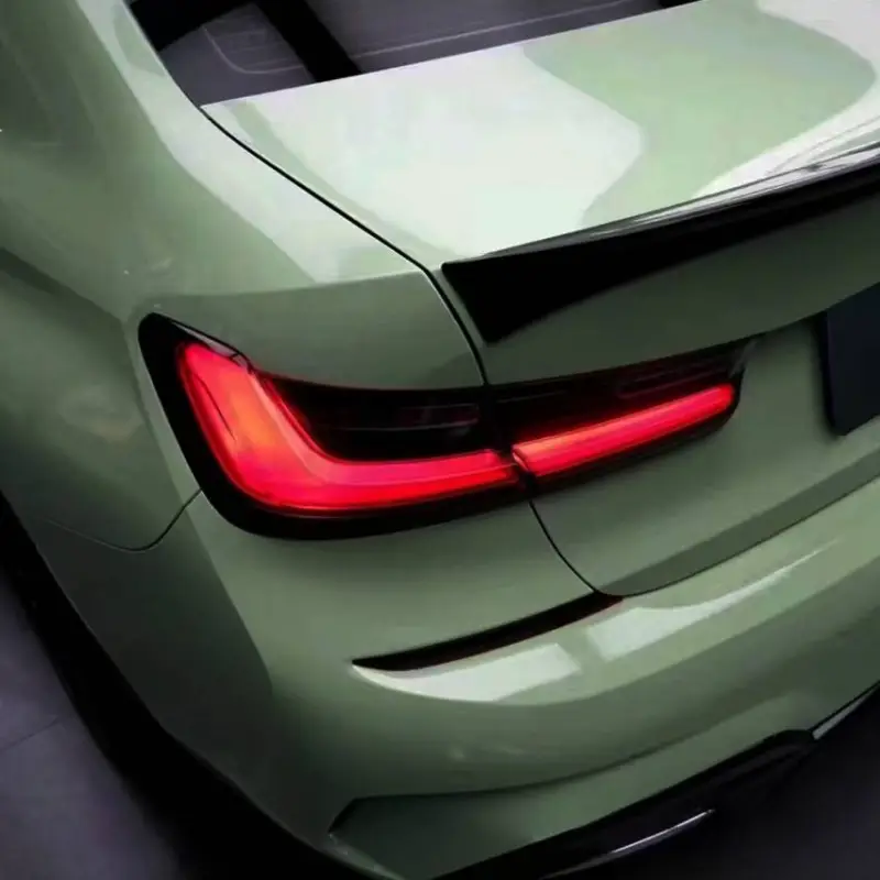 Light Khaki Green Car Vinyl Wrap
