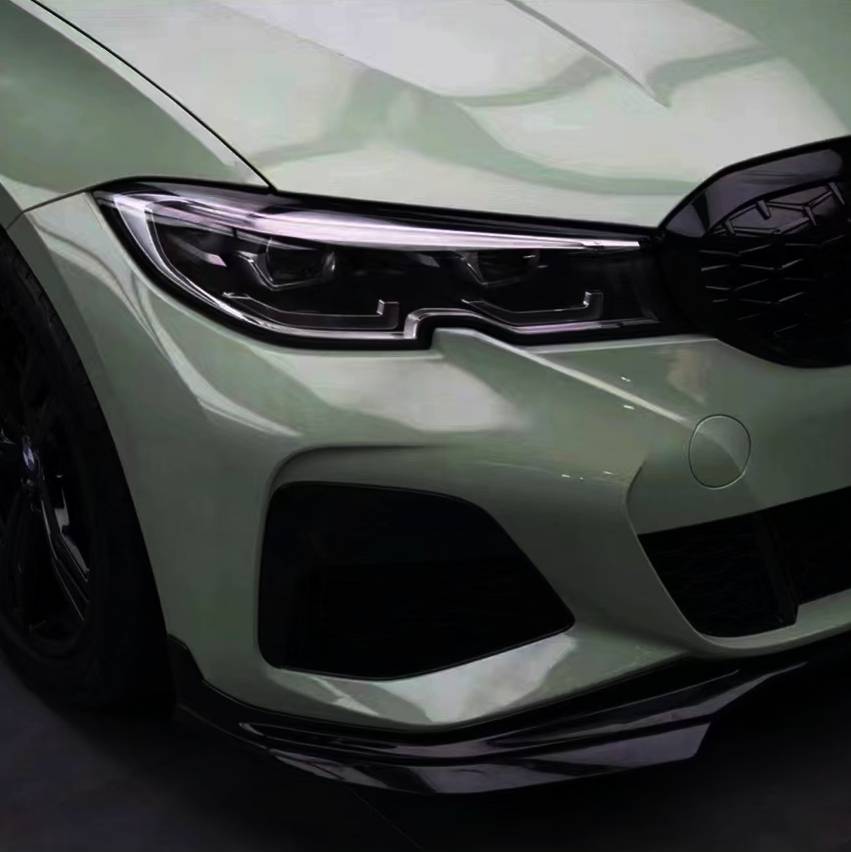 Light Khaki Green Car Vinyl Wrap