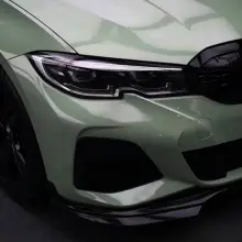 Light Khaki Green Car Vinyl Wrap