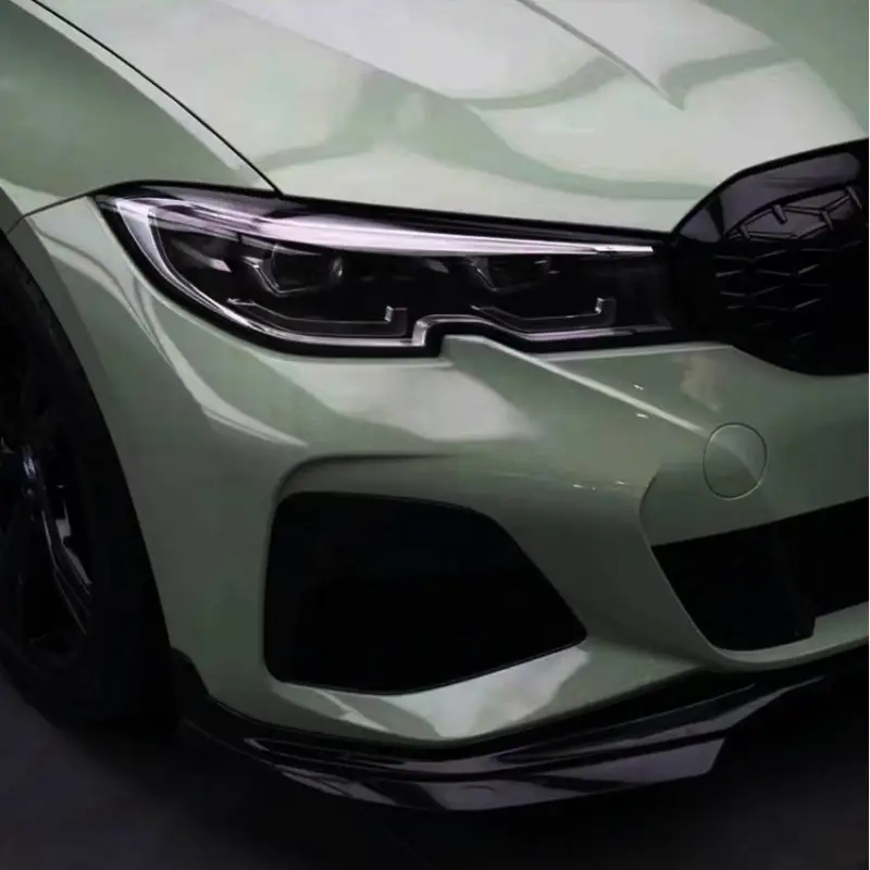 Light Khaki Green Car Vinyl Wrap