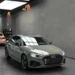 Ravoony Plus Light Khaki Green Car Vinyl Wrap Audi A4 Wrap