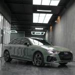 Ravoony Plus Light Khaki Green Car Vinyl Wrap Audi A4 Wrap
