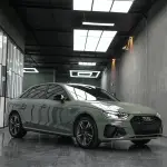 Ravoony Plus Light Khaki Green Car Vinyl Wrap Audi A4 Wrap
