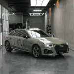 Ravoony Plus Light Khaki Green Car Vinyl Wrap Audi A4 Wrap