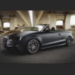 Ravoony Plus Matte Frosted Black Car Vinyl Wrap
