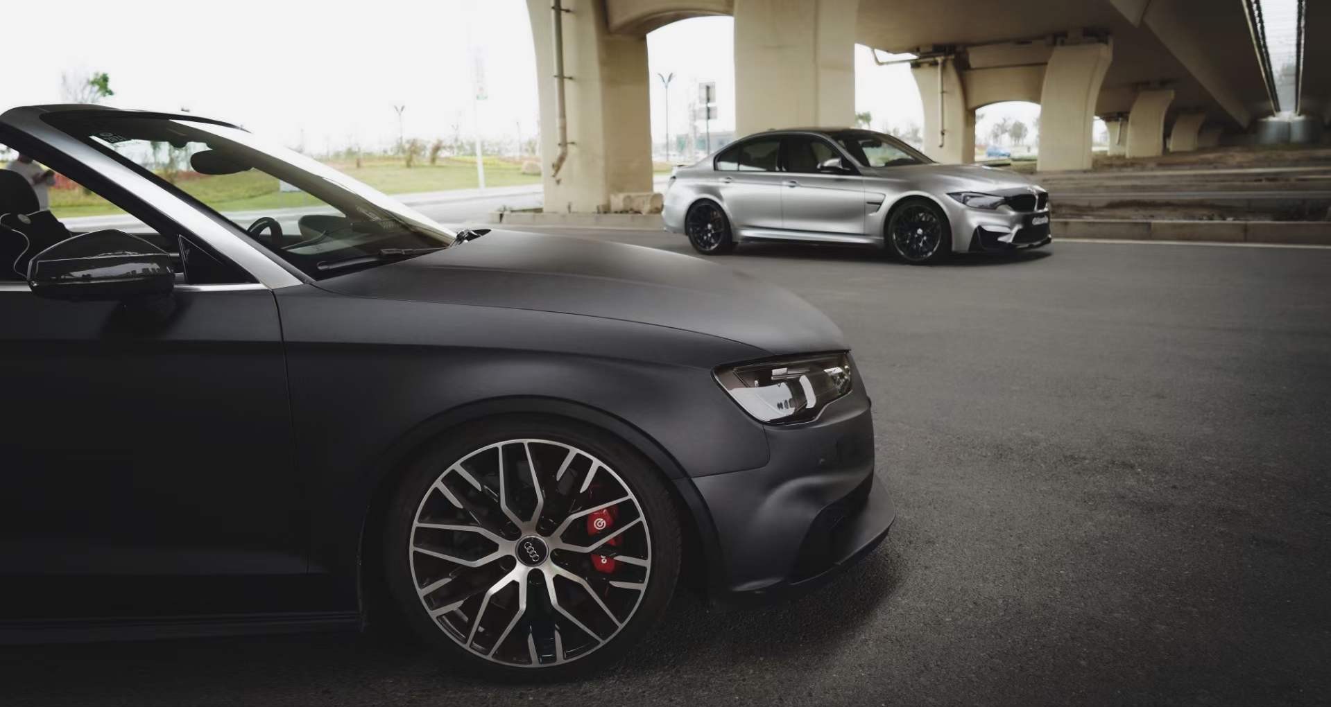 Ravoony Plus PET Matte Frosted Black Car Vinyl Wrap