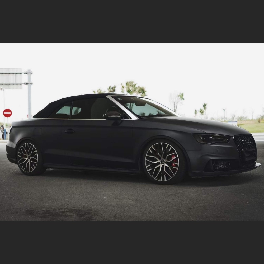 Ravoony Plus PET Matte Frosted Black Car Vinyl Wrap