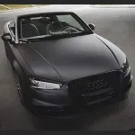 Ravoony Plus Matte Frosted Black Car Vinyl Wrap