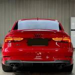 Ravoony Plus Porsche Gloss Carmine Red Vinyl Car Audi S3 Wrap