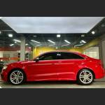 Ravoony Plus Porsche Gloss Carmine Red Vinyl Car Audi S3 Wrap