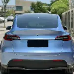 Ravoony Plus Glossy Metal Paint Mist Blue Car Wrap