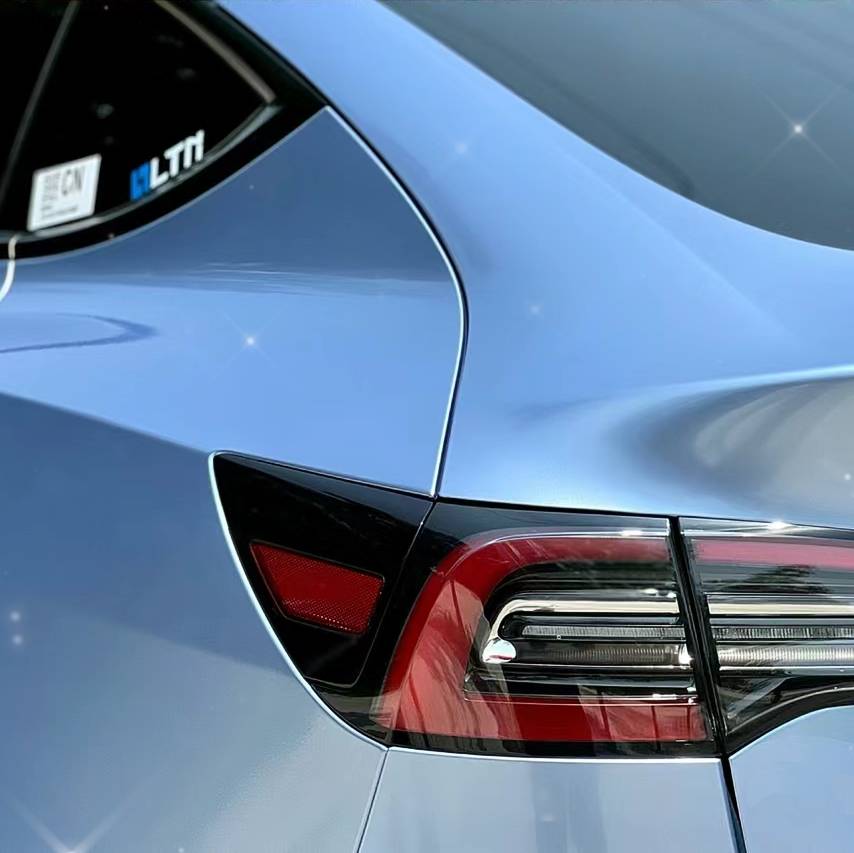 Ravoony Plus Glossy Metal Paint Mist Blue Car Wrap