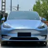 Ravoony Plus Glossy Metal Paint Mist Blue Car Wrap