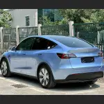 Ravoony Plus Glossy Metal Paint Mist Blue Car Wrap