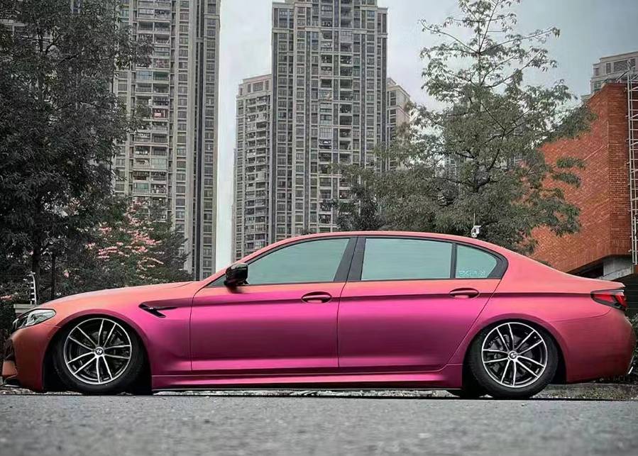 Ravoony Plus Metallic Ultra-Matte Pink Purple Car Wrap