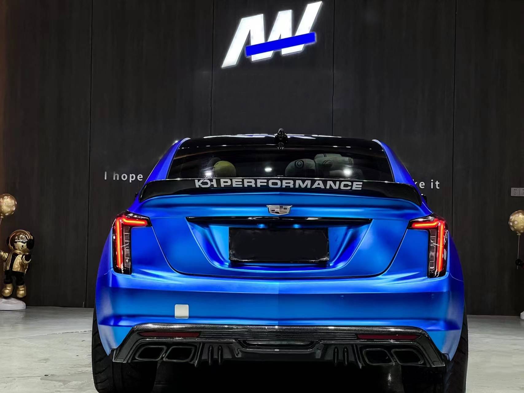 Ravoony Plus Matte Chrome Blue Car Wrap