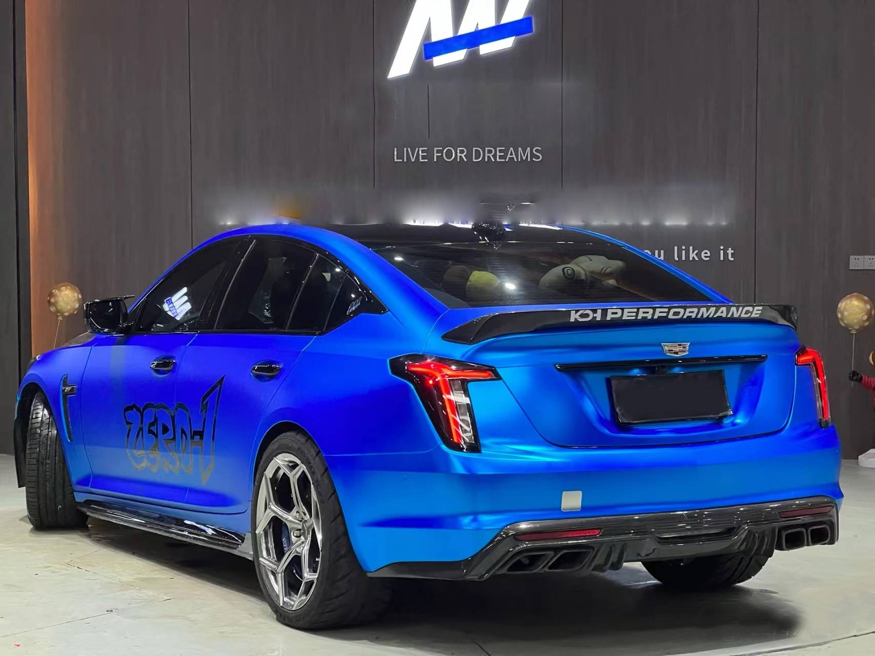 Ravoony Plus Matte Chrome Blue Car Wrap