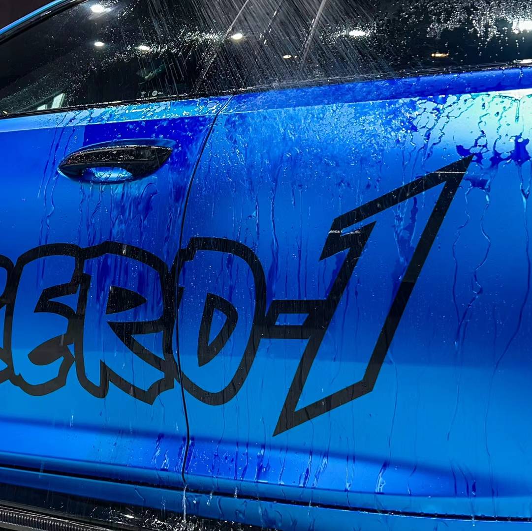 Ravoony Plus Matte Chrome Blue Car Wrap