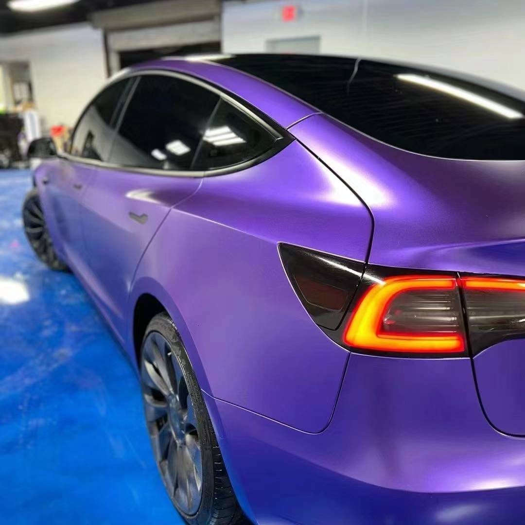 Ravoony Plus Ultra Matte Metallic Purple Car Vinyl Wrap