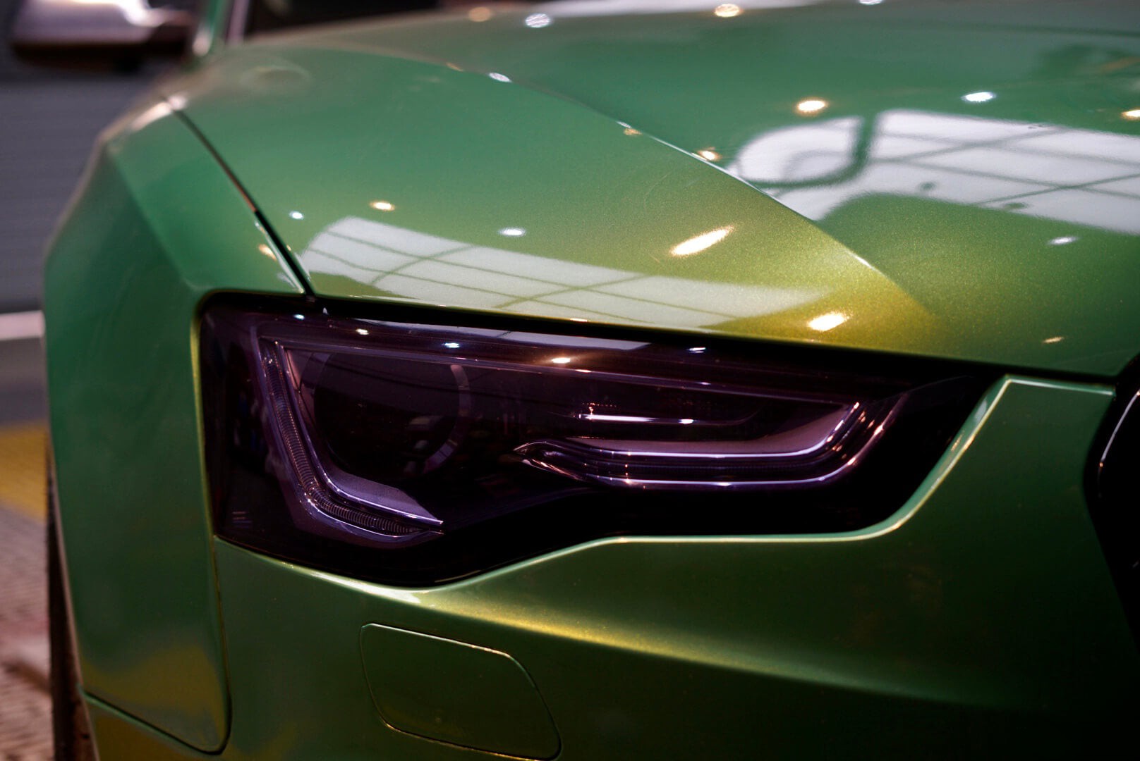 Ravoony Plus Gloss Aston Martin Iridescent Emerald Green Car Wrap