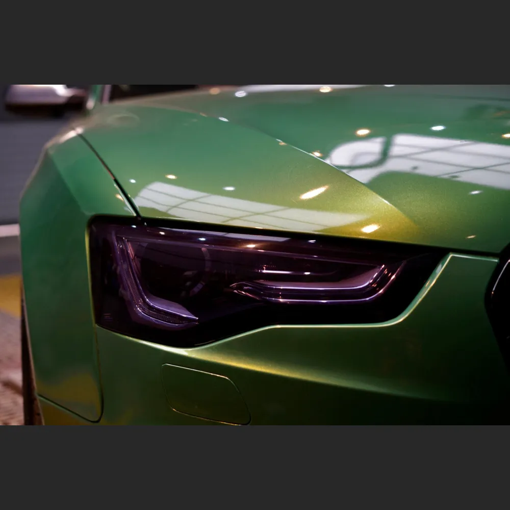 Ravoony Plus Gloss Aston Martin Iridescent Emerald Green Car Wrap