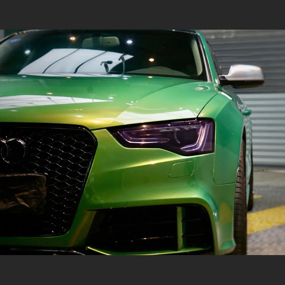 Ravoony Plus Gloss Aston Martin Iridescent Emerald Green Car Wrap