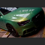 Ravoony Plus Gloss Aston Martin Iridescent Emerald Green Car Wrap
