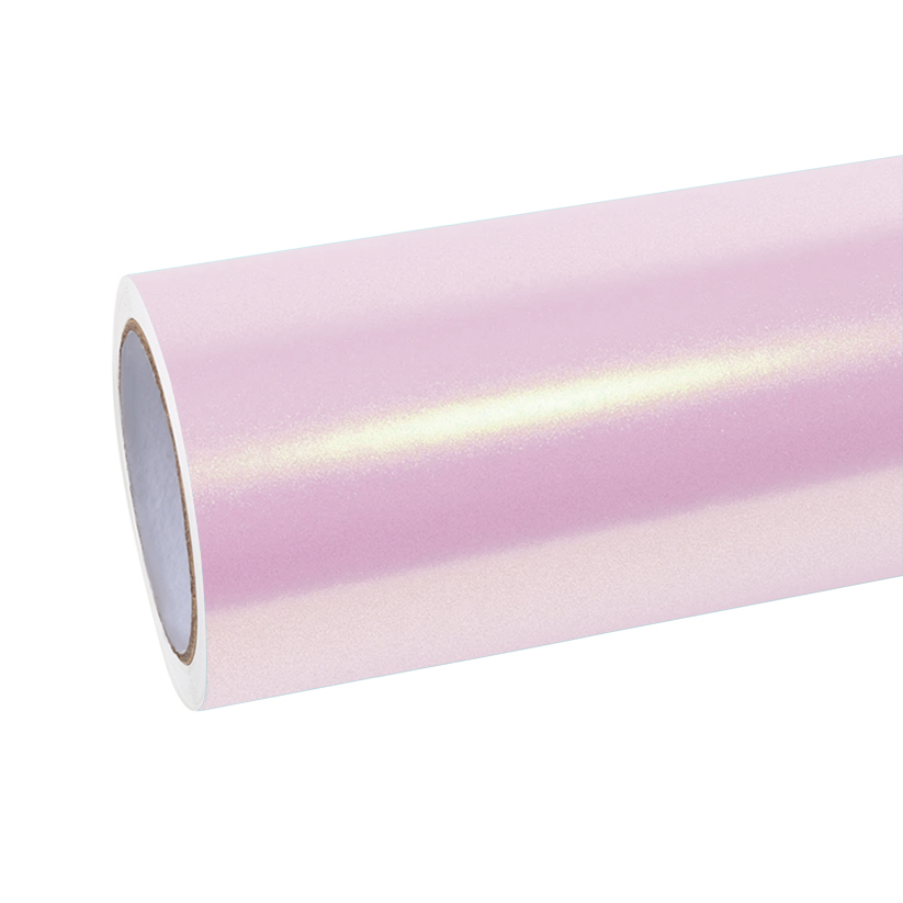 Ravoony Plus PET Glossy Glazed Pink Gold Car Wrap