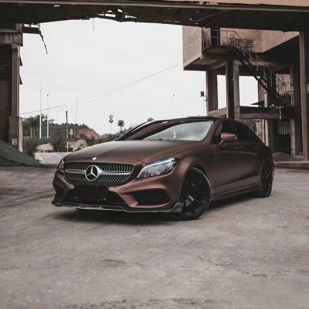 Ravoony Plus Ultimate Flat Coffee Brown Car Wrap