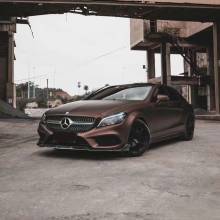 Ultimate Flat Coffee Brown Car Wrap