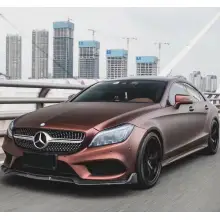 Ultimate Flat Coffee Brown Car Wrap