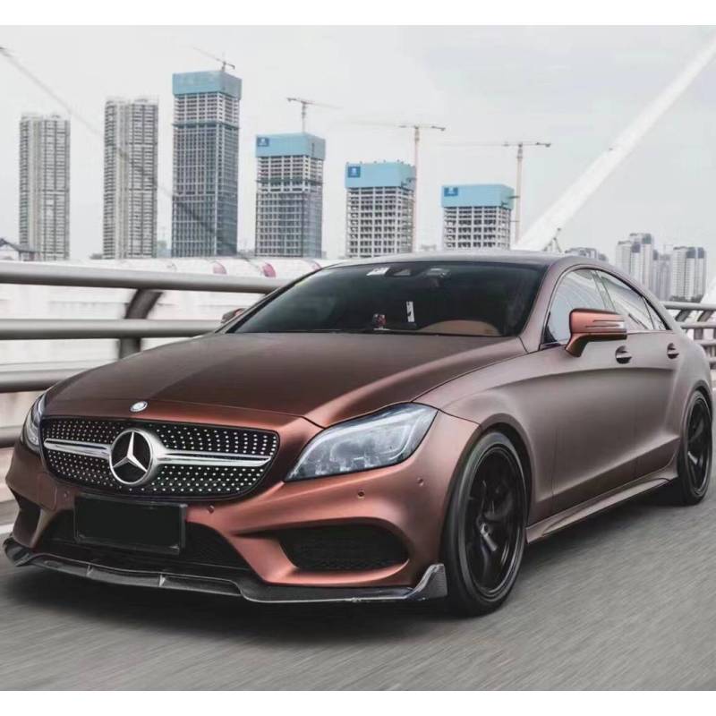Ultimate Flat Coffee Brown Car Wrap