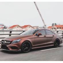 Ultimate Flat Coffee Brown Car Wrap