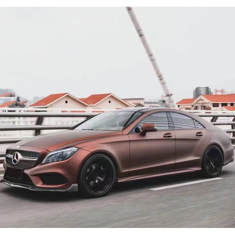 Ultimate Flat Coffee Brown Car Wrap