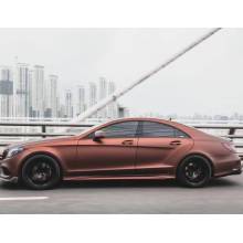 Ultimate Flat Coffee Brown Car Wrap