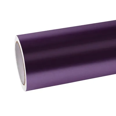   Ravoony Plus Ultra Matte Black Purple Car Vinyl Wrap 01