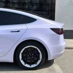 Ravoony Plus Glossy Violet Star Car Wrap Tesla Model 3 Wrap