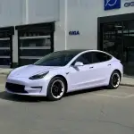Ravoony Plus Glossy Violet Star Car Wrap Tesla Model 3 Wrap