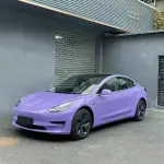 Ravoony Plus Glossy Lavender Purple Car Wrap Tesla Model 3 Wrap