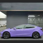 Ravoony Plus Glossy Lavender Purple Car Wrap Tesla Model 3 Wrap