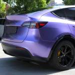 Ravoony Plus Gloss Liquid Metallic Viola Purple Car Wrap Tesla Model Y Wrap
