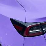 Ravoony Plus Matte Lavender Car Wrap Tesla Model 3 Wrap