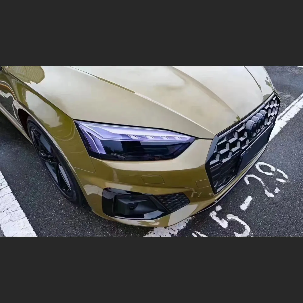 Ravoony Plus Glossy Crystal Fir Green Car Vinyl Wrap