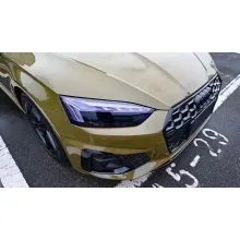 Glossy Crystal Fir Green Car Vinyl Wrap