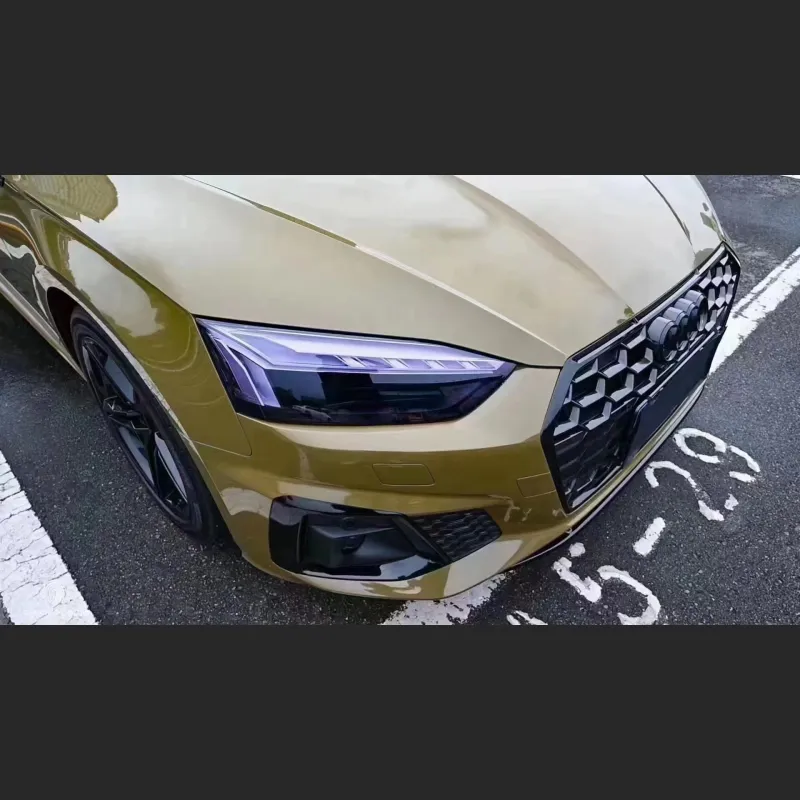 Ravoony Plus Glossy Crystal Fir Green Car Vinyl Wrap