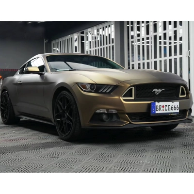 Ravoony Plus Ultra-Matte Midnight Gold Car Wrap 02