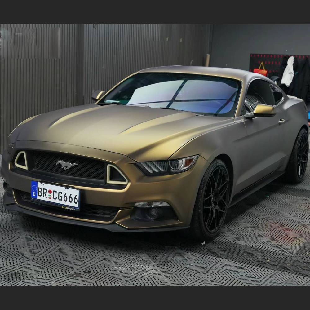 Ravoony Plus Ultra-Matte Midnight Gold Car Wrap