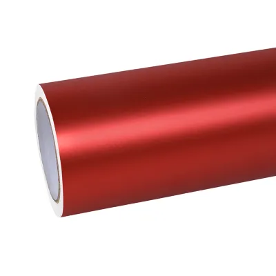 Ravoony Plus Matte Ceramics Red Car Vinyl Wrap 01