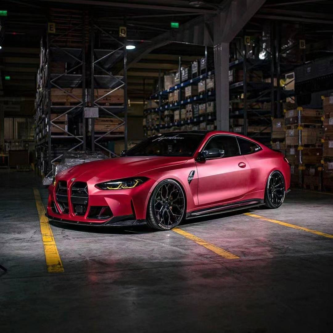 Ravoony Plus Matte Ceramics Red Car Vinyl Wrap