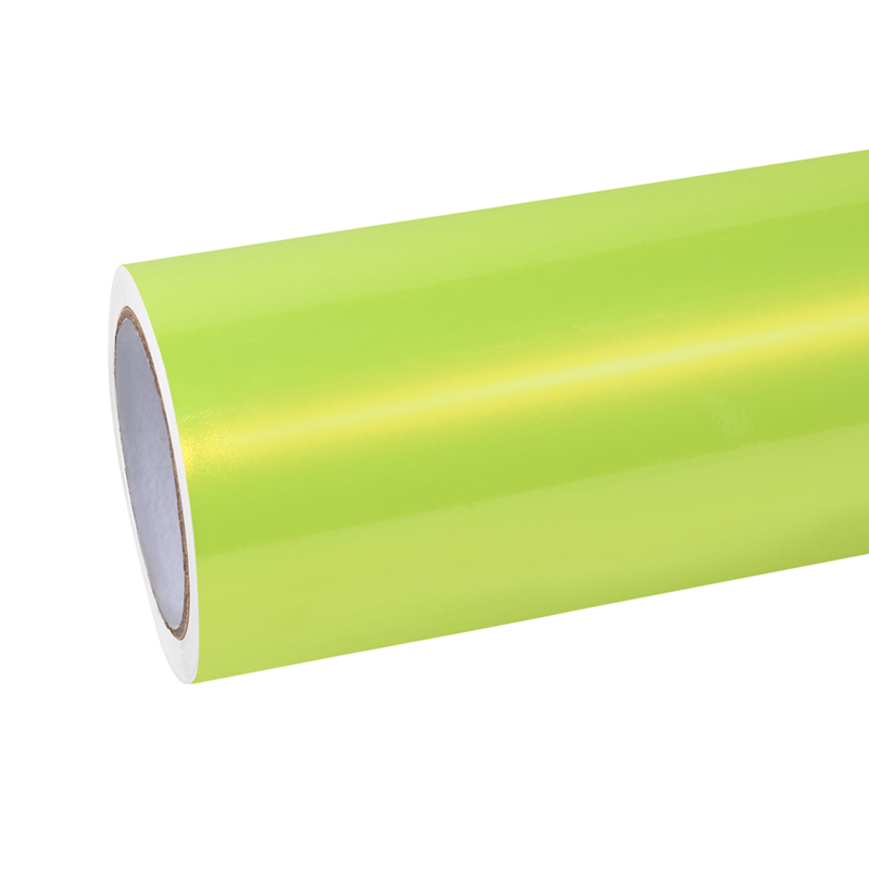 Ravoony Plus Matte Pure Metal Fluorescent Yellow Car Wrap
